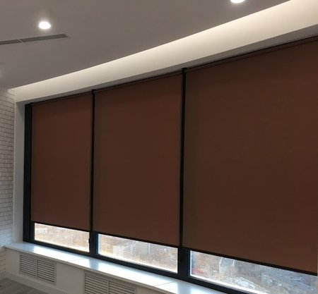  Открытая система штор: монтаж на стену (оконный проем)